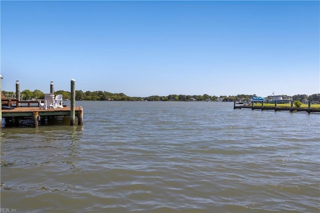6414 Wythe Pl, Norfolk, VA 23508 - dock area featuring a water view