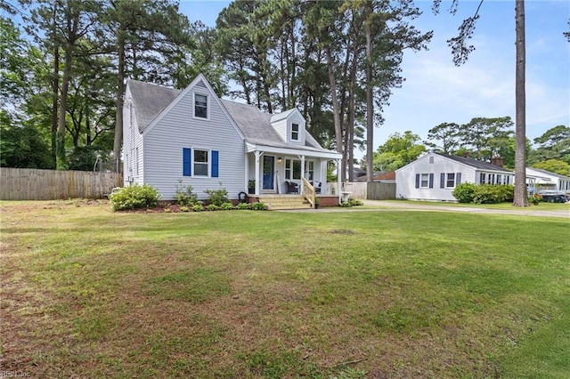 6615 Cabot Ave, Norfolk, VA 23502 - cape cod-style house featuring a porch and roof with shingles