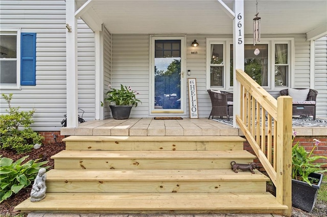 6615 Cabot Ave, Norfolk, VA 23502 - entrance to property featuring covered porch