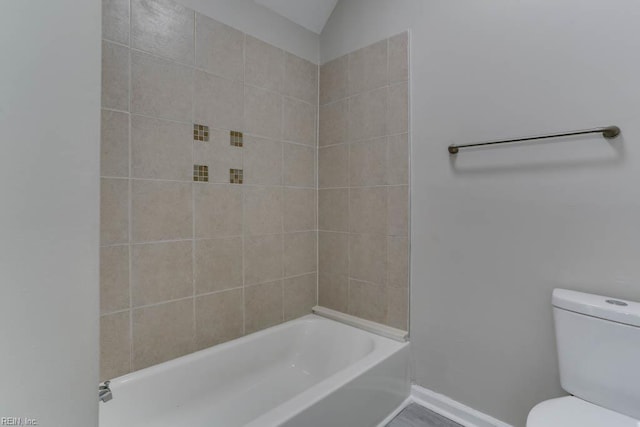 814 E 26th St, Norfolk, VA 23504 - full bath with toilet, baseboards, and shower / tub combination