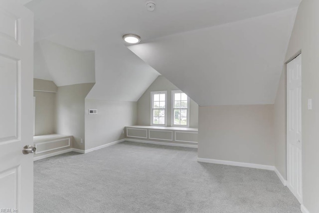 814 E 26th St, Norfolk, VA 23504 - additional living space with carpet, vaulted ceiling, and baseboards