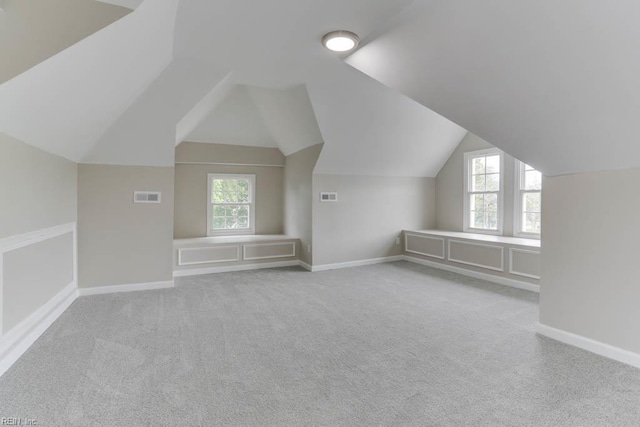 814 E 26th St, Norfolk, VA 23504 - additional living space featuring carpet, healthy amount of natural light, vaulted ceiling, and baseboards
