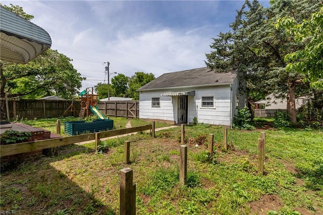 409 Wingfield Ave, Chesapeake, VA 23325 - view of yard featuring a playground