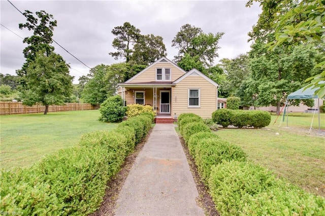 9206 Dixon Rd, Suffolk, VA 23433 - bungalow-style house with covered porch
