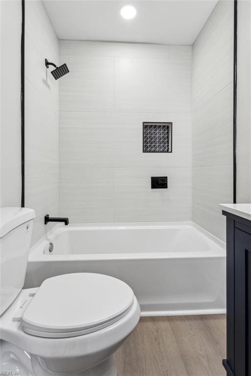428 Maryle Ct, Newport News, VA 23602 - full bath featuring toilet, tub / shower combination, wood finished floors, and vanity