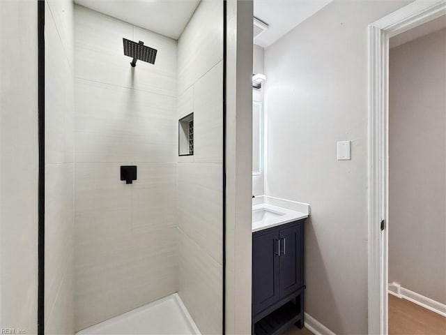 428 Maryle Ct, Newport News, VA 23602 - full bath featuring a shower stall, vanity, and baseboards