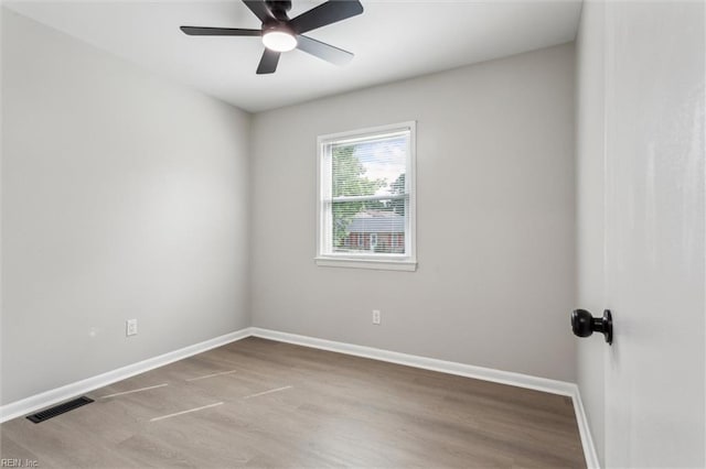 428 Maryle Ct, Newport News, VA 23602 - spare room with a ceiling fan, baseboards, and wood finished floors