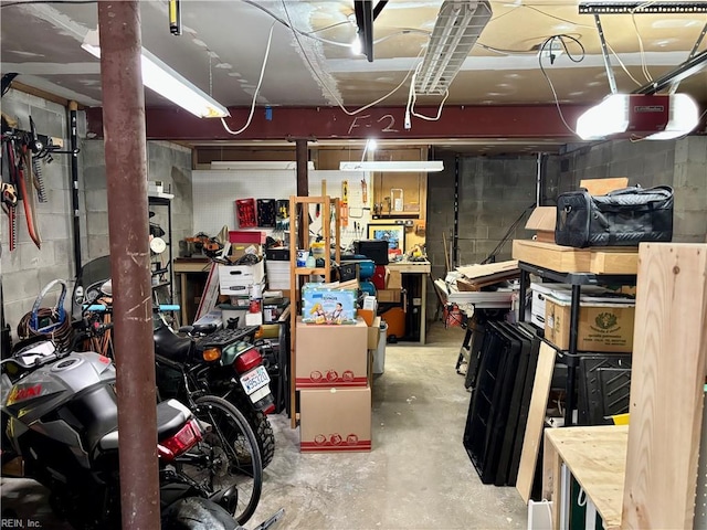 232 Mill Point Dr, Hampton, VA 23669 - basement featuring concrete block wall