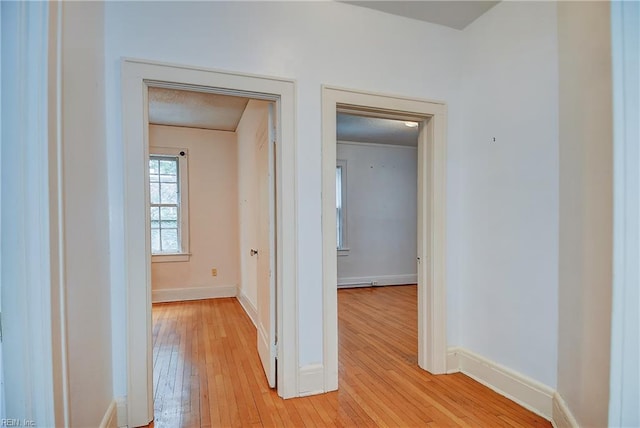 751 Shirley Ave, Norfolk, VA 23517 - corridor with light wood finished floors and baseboards