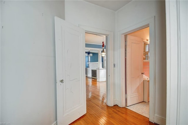 751 Shirley Ave, Norfolk, VA 23517 - corridor with light wood-type flooring