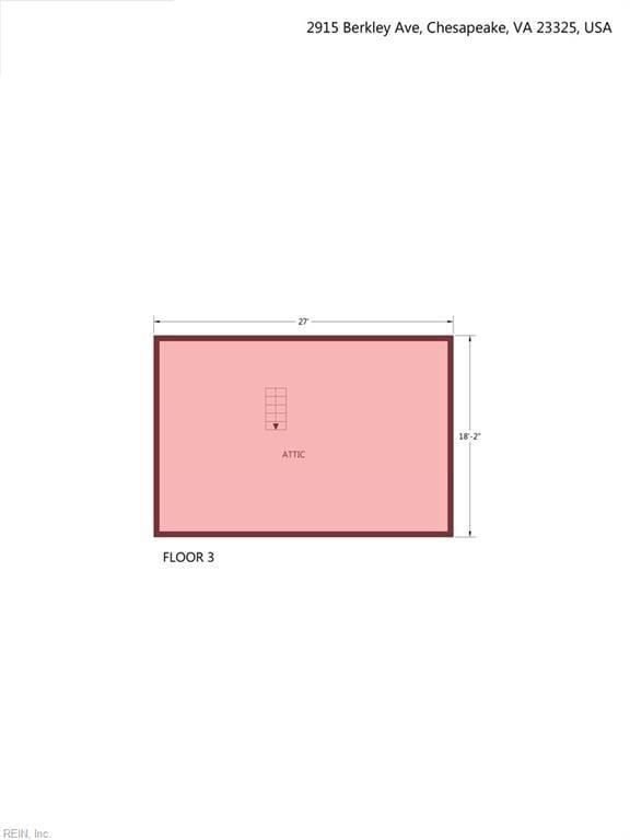 2915 Berkley Ave, Chesapeake, VA 23325 - room layout