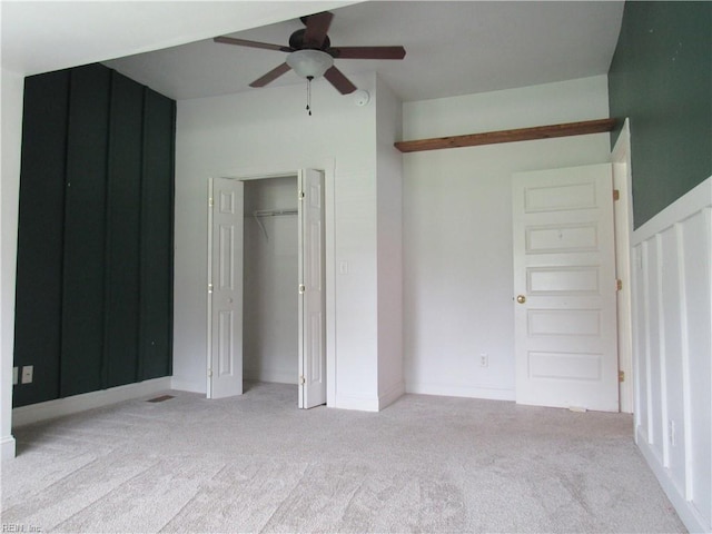 21139 Reynolds Dr, Carrollton, VA 23314 - unfurnished bedroom featuring carpet, a closet, ceiling fan, and baseboards