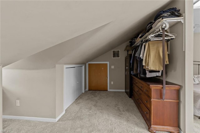 5409 Challedon Dr, Virginia Beach, VA 23462 - bonus room featuring light carpet, lofted ceiling, and baseboards