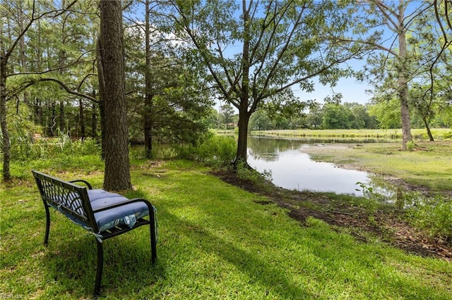 5409 Challedon Dr, Virginia Beach, VA 23462 - view of grassy yard featuring a water view