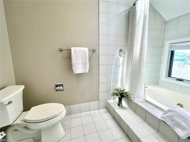 30 Brough Ln # 301, Hampton, VA 23669 - full bathroom featuring toilet, tiled shower / bath, and tile patterned flooring