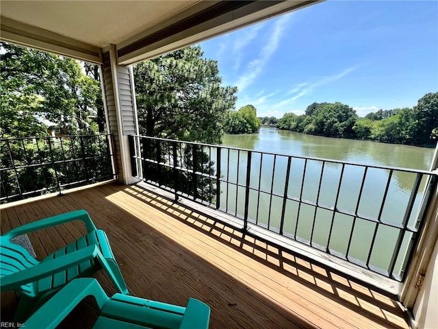 30 Brough Ln # 301, Hampton, VA 23669 - wooden terrace featuring a water view