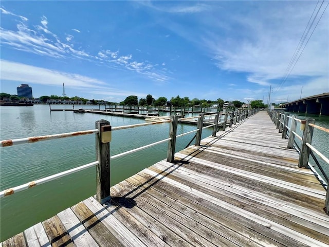 30 Brough Ln # 301, Hampton, VA 23669 - dock area featuring a water view
