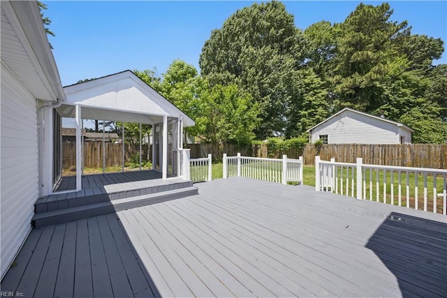 808 Williams Ave, Chesapeake, VA 23323 - view of wooden terrace