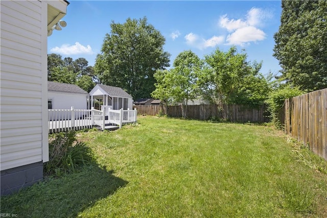 808 Williams Ave, Chesapeake, VA 23323 - view of yard with a gazebo and a deck
