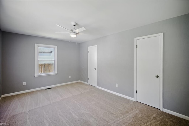 808 Williams Ave, Chesapeake, VA 23323 - carpeted spare room featuring a ceiling fan and baseboards