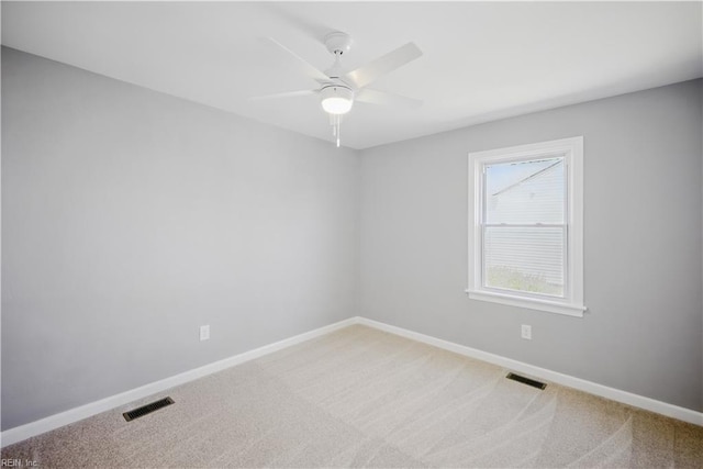 808 Williams Ave, Chesapeake, VA 23323 - carpeted empty room featuring ceiling fan and baseboards