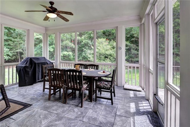 2081 Harpers Ml, Williamsburg, VA 23185 - sunroom / solarium with ornamental molding and plenty of natural light