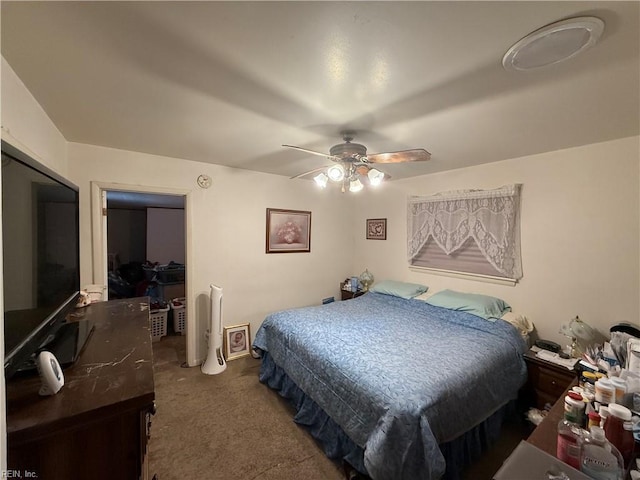 107 Carver Pl, Yorktown, VA 23692 - bedroom with carpet floors and a ceiling fan