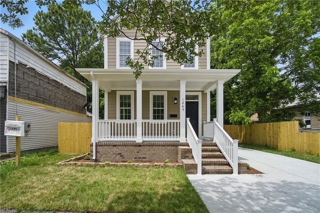1245 Maltby Ave, Norfolk, VA 23504 - view of front of home with covered porch