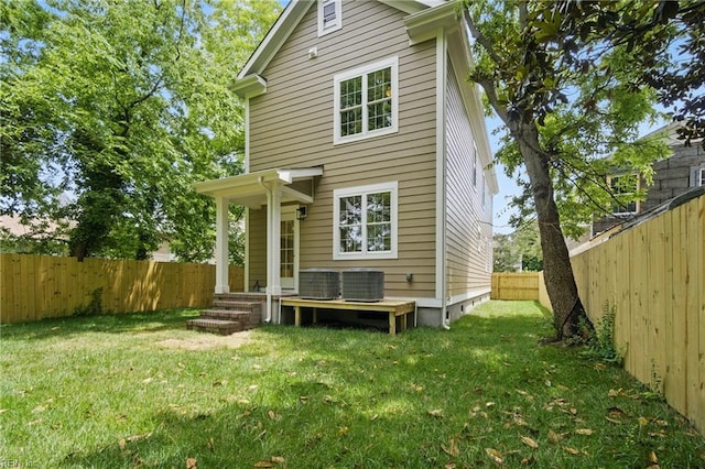 1245 Maltby Ave, Norfolk, VA 23504 - back of property featuring central AC