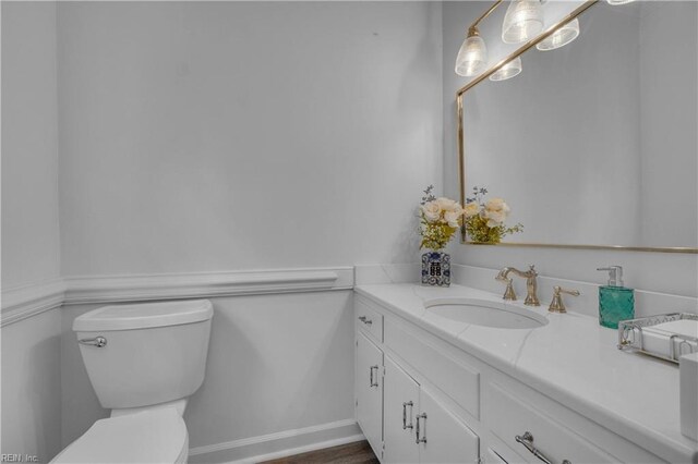 136 Wynnwood Dr, Franklin, VA 23851 - bathroom featuring toilet and vanity