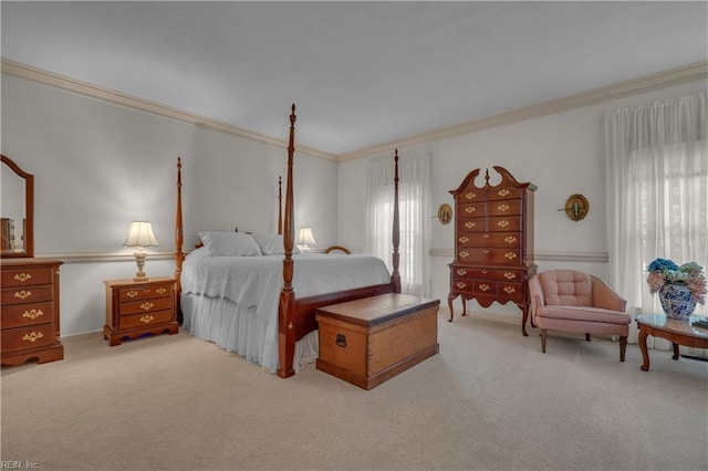 136 Wynnwood Dr, Franklin, VA 23851 - bedroom featuring ornamental molding and carpet