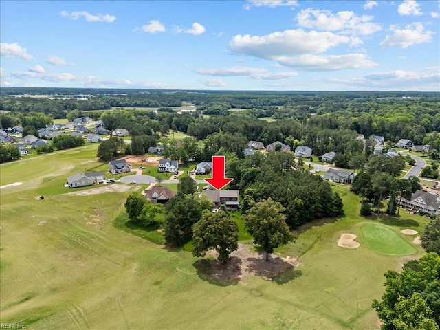 107 Gullane, Smithfield, VA 23430 - aerial perspective of suburban area featuring a local golf course