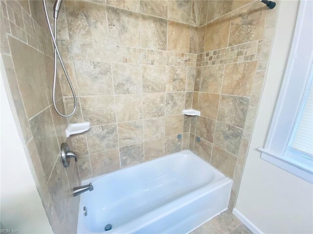 133 Chesterfield Rd, Hampton, VA 23661 - full bathroom with bathtub / shower combination and baseboards