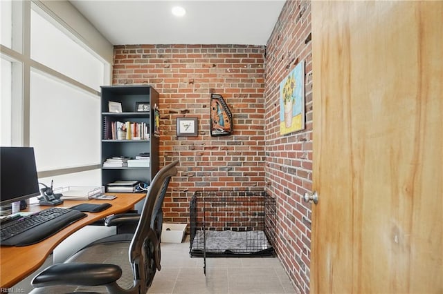 6076 Newport Pt, Norfolk, VA 23505 - office with brick wall