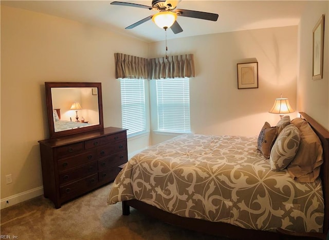 4296 Beamers Rdg, Williamsburg, VA 23188 - bedroom with carpet, baseboards, and ceiling fan