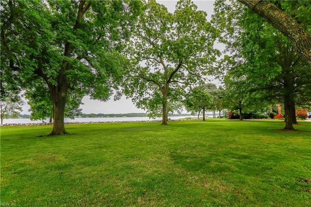 1309 Dare Rd, Yorktown, VA 23692 - view of green lawn featuring a water view