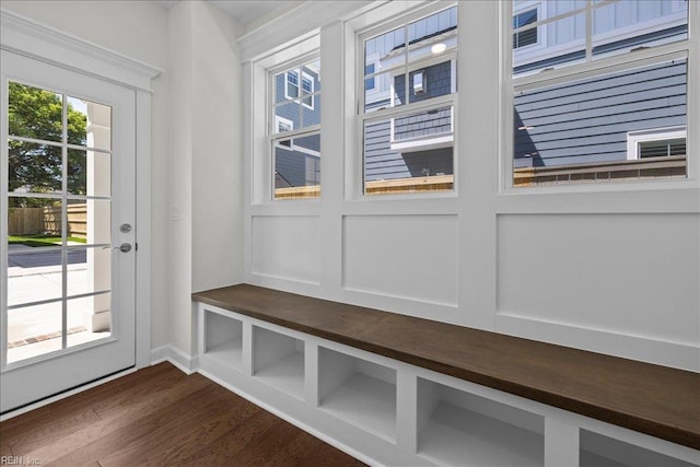 206 84th St Unit A, Virginia Beach, VA 23451 - mudroom with dark wood finished floors