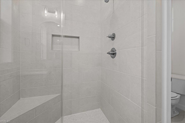 206 84th St Unit A, Virginia Beach, VA 23451 - full bath with a tile shower and toilet