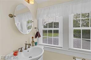 96 Doctors Creek Rd, New Point, VA 23125 - bathroom with a sink