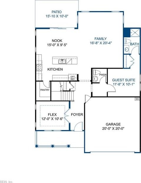 2030 Canvasback Dr, Suffolk, VA 23435 - home floor plan