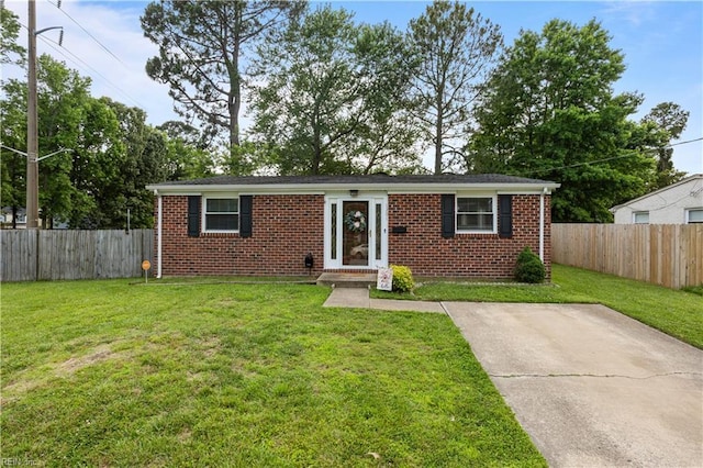 1201 Hale Dr, Hampton, VA 23663 - view of front facade with brick siding