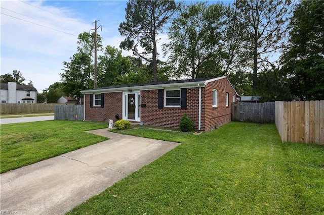1201 Hale Dr, Hampton, VA 23663 - view of front of property with brick siding