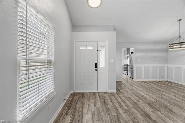 1016 Gauguin Dr, Virginia Beach, VA 23454 - entryway with wood finished floors and baseboards