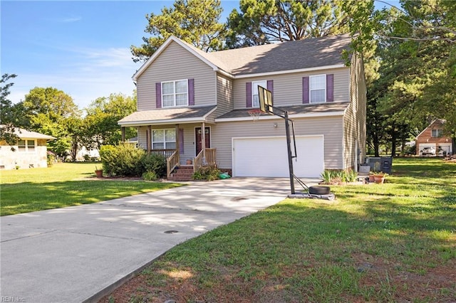 103 Barcroft Dr, Smithfield, VA 23430 - traditional home with a garage, driveway, and a front lawn