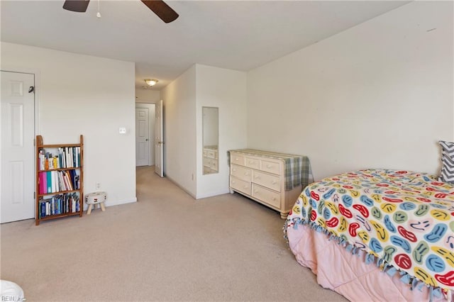 103 Barcroft Dr, Smithfield, VA 23430 - bedroom with light carpet, ceiling fan, and baseboards