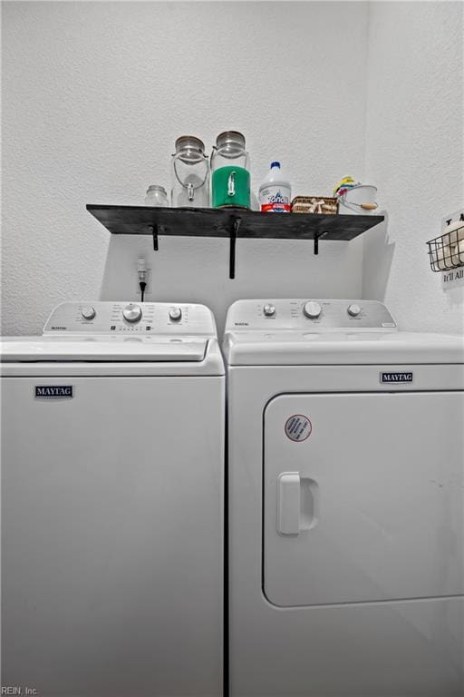 554 Trotman Rd, Camden, NC 27921 - washroom with washing machine and dryer