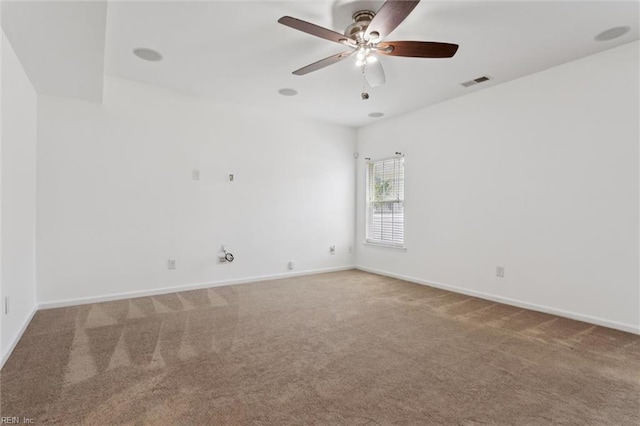648 Sea Turtle Way, Newport News, VA 23601 - carpeted empty room featuring baseboards and a ceiling fan