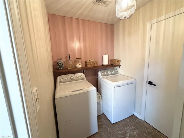1135 Virginia Ave, Chesapeake, VA 23324 - laundry area with separate washer and dryer