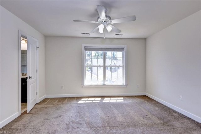 225 Quarterpath Rd, Williamsburg, VA 23185 - carpeted spare room featuring ceiling fan and baseboards