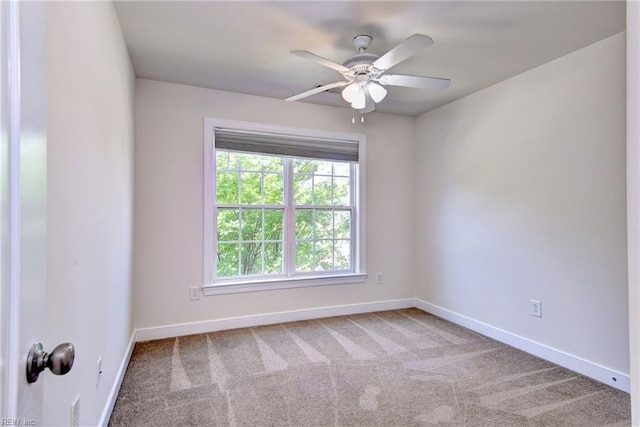 225 Quarterpath Rd, Williamsburg, VA 23185 - carpeted empty room with baseboards and a ceiling fan